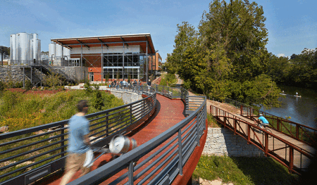 New Belgium Brewery's facility in Asheville, N.C. (New Belgium Brewery)