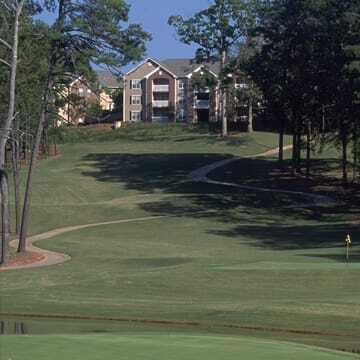 The Villages of East Lake, shown from the Charlie Yates Golf Course. (East Lake Foundation)