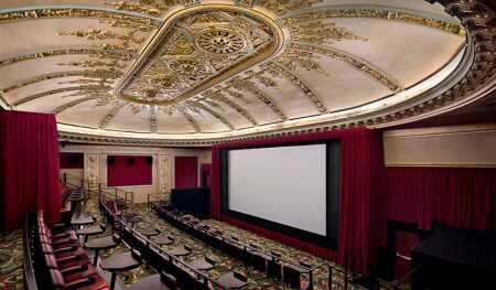 Inside one of the smaller theaters.