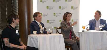 Moderator: John McKinnerney, Castle Hill Partners and Chair of the TAP; Panelists: Cody Cowan, General Manager of the Mohawk; Christine Maguire, Redevelopment Division Manager , City of Austin; and Dan Wheelus, Attorney and executive advisory board member of the Texas Heritage Songwriter’s Association