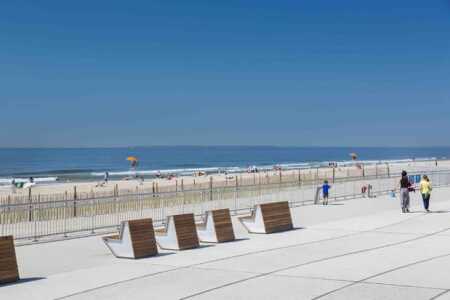 Far Rockaway Boardwalk in Queens New York. (Albert Vecerka/ESTO)