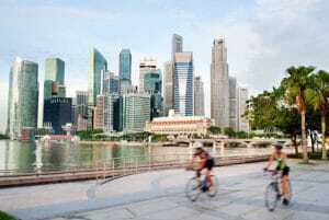 Singapore, host city of the 2017 ULI Asia Pacific Summit, is promoting cycling and other car-free forms of mobility.