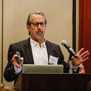 Architect Jonathan Barnes speaking at the 2017 ULI Housing Opportunity Conference.