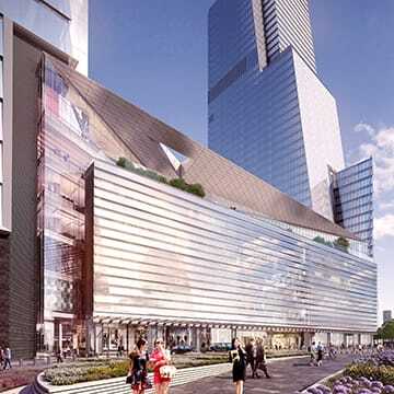 Shops and restaurants at Hudson Yards will include high-end retailers such as Neiman Marcus.