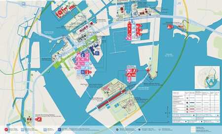 The Tokyo 2020 Tokyo Bay Zone, overlapping with the Heritage Zone at the Olympic Village, will be the site of the Olympics Aquatic Center, the Olympics Gymnastics Center, and such outdoor sports as equestrian events, sailing, and kayaking.