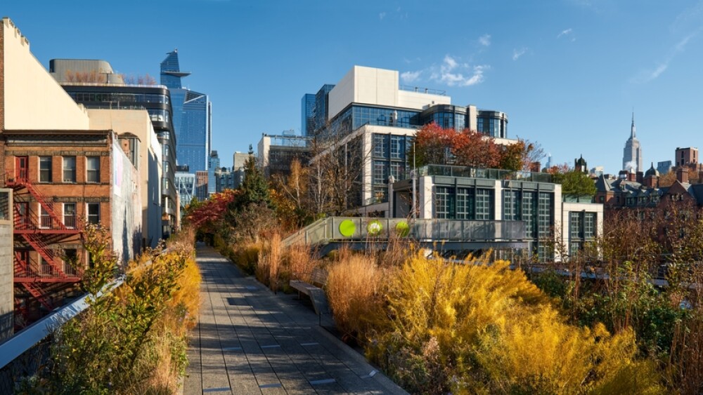 New,York,City,Panoramic,View,Of,The,High,Line,Promenade