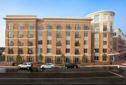 (The Alexan Carlyle is a half mile from  Old Town Alexandria and quarter mile  from the Metro stop.  Photo courtesy of KTGY Group)