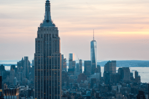 The Empire State Building in New York City. (© Juris Saulkalns)