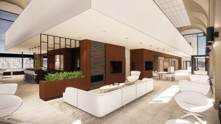 Office to residential conversion.