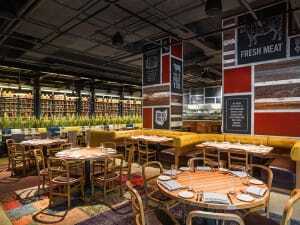 The Urban Farmer steakhouse is adjacent to the 484-room Westin Cleveland Downtown. A joint venture of Miami-based Optima Ventures and Denver-based Sage Hospitality developed the newly opened hotel. Optima and Sage purchased the structure and parking garage from defunct financial services giant Lehman Brothers Holdings in 2011. (Shawn O’Connor)