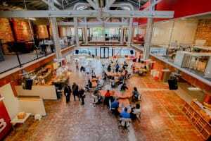 The Hive’s Impact Hub Oakland provides shared creative office space for tech and other business startups. (©Impact Hub Oakland)