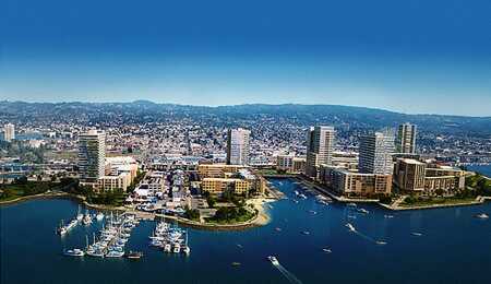 Views after completion of the Brooklyn Basin development site. (©Signature Development)