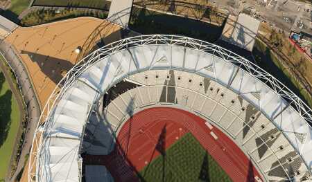 London’s Olympic Stadium, site of the opening and closing ceremonies in 2012, is billed as the most sustainable major sports arena ever built.