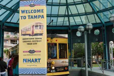 As part of the ULI Florida Summit, attendees took a tour of Ybor City by Streetcar.
