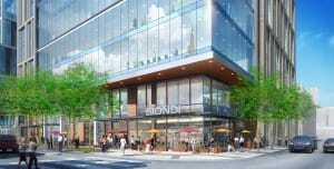 Alexandria Real Estate Equities is developing 50+60 Binney Street in Cambridge, Massachusetts, a $220 million life-sciences complex designed by SGA. The project is seeking LEED Gold certification. (SGA)