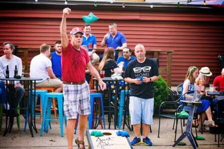 Outdoor games and activities associated with the breweries have helped to bring customers of all ages to areas like The Grove, a business district located in the Forest Park East neighborhood of St. Louis. (Justin /Flickr)