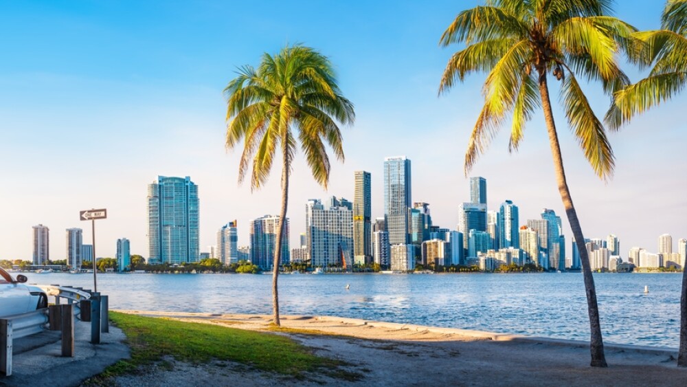 The,Skyline,Of,Miami,,Florida