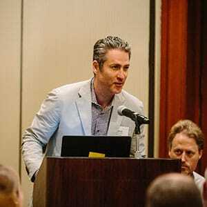 Blokable CEO Aaron Holm speaking at the 2017 ULI Housing Opportunity conference.