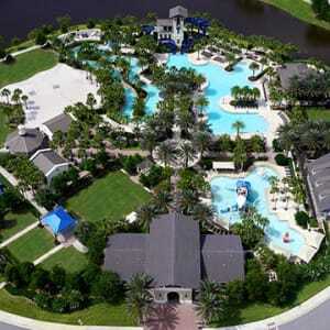 England-Thims & Miller is providing engineering and planning services for the town of Nocatee, a 15,000-acre (6,000 ha) mixed-use development of regional impact. The community includes over 13,000 residential units,  4 million square feet (372,000 sq m) of office space, and 1 million square feet (93,000 sq m) of commercial space. (nocatee, ponte vedra)