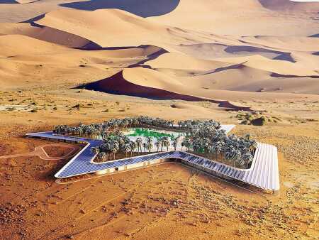 Oasis Eco Resort_Aerial overview_Baharash Architecture a