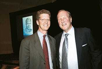 HUD secretary Shaun Donoovan (left) with Ron Terwilliger.