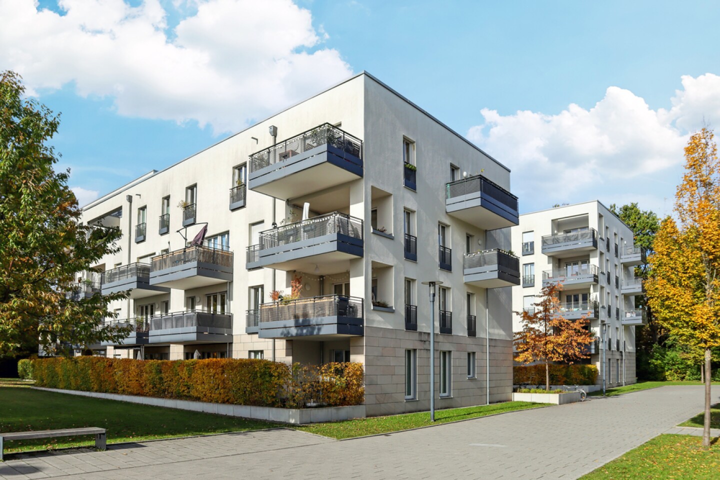 Residential,Area,With,Ecological,And,Sustainable,Green,Residential,Buildings,,Low-energy